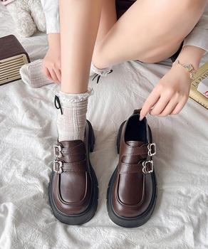 厚底ローファー 美脚 レディース 送料無料 即日発送-6