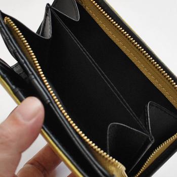 二つ折り財布 牛革グラデーション迷彩加工ミドルウォレット 折財布 No.3241 3色展開 送料無料-4
