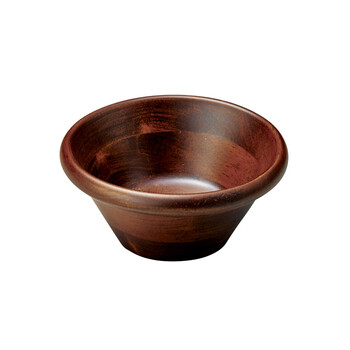 天然木サラダボウル φ13cm ナチュラル こげ茶 3個セット 送料無料-1