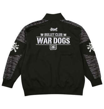 大きいサイズ SOUL SPORTS×新日本プロレス BC WAR DOGS長袖ジャージセット 3L 4L 5L 6L グレーカモ×ブラック ラッピング可 送料無料 即日発送-4
