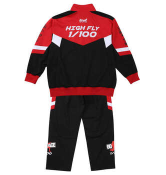 大きいサイズ SOUL SPORTS×新日本プロレス 棚橋弘至長袖ジャージセット 3L 4L 5L 6L レッド×ブラック ラッピング可 送料無料 即日発送-1