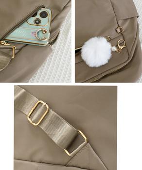 リュックサック 軽量 ファーチャーム付き 送料無料 即日発送-9