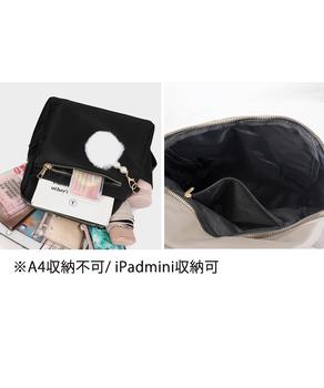 リュックサック 軽量 ファーチャーム付き 送料無料 即日発送-7