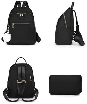 リュックサック 軽量 ファーチャーム付き 送料無料 即日発送-8