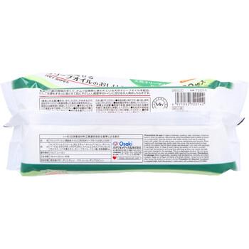 プラスハート トイレに流せるオリーブオイルのおしりふき 超厚手 80枚入 5セット 送料無料-2