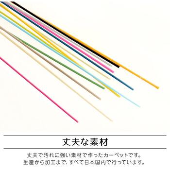 ラグ 洗える 日本製 国産 アウトドア レジャー アウトドア 和室 シンプル 江戸間4.5畳 約261×261cm グリーン ベージュ 送料無料-3