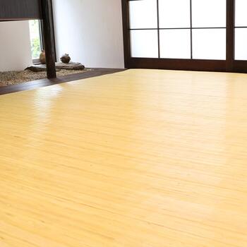 ラグ 籐 ラグ カーペット 自然素材 ひんやり インドネシア産 むしろ 江戸間6畳 約261×352cm 送料無料-1