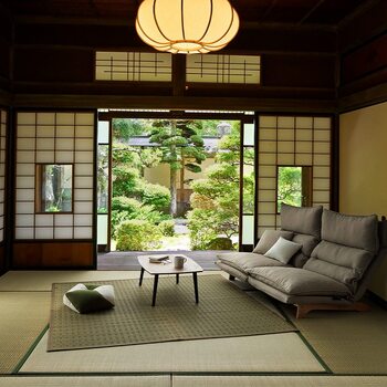 ラグ 日本 い草 イグサ 自然素材 夏 年間 カーペット ラグ 涼しいい 江戸間4.5畳 261×261cm ブルー ブラウン レッド 送料無料-11