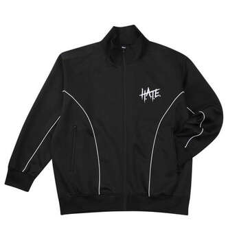 大きいサイズ DOM×SOUL SPORTS H.A.T.E長袖ジャージセット 3L 4L 5L 6L ブラック ラッピング可 送料無料 即日発送-3