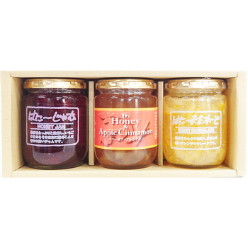 大阪 久保養蜂園 はちみつジャム 3種×各1本 蜂蜜 ジャム 常温 送料無料-1