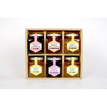 大阪 久保養蜂園 キューブハニージャムセット 5種 はちみつ 蜂蜜 ジャム 常温 送料無料-1