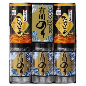 永谷園松茸風味お吸物 有明のり詰合せ 有明のり×3 お吸い物×2 海苔 常温 送料無料-1