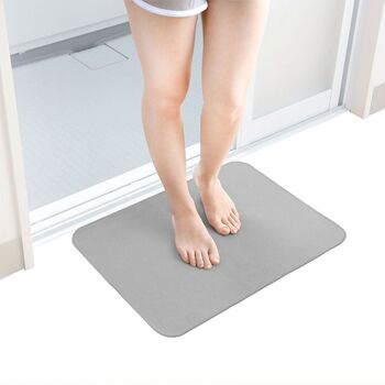 笑激SHOCK マジかるバスマット M グレー 送料無料 即日発送-2