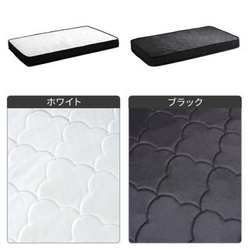 デザインフロアベッドポケットコイルマットレスセット セミダブル 送料無料 即日発送-4