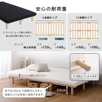 脚付きウレタンロールマットレス SPINNAM スピンナム セミダブルサイズ 送料無料 即日発送-9