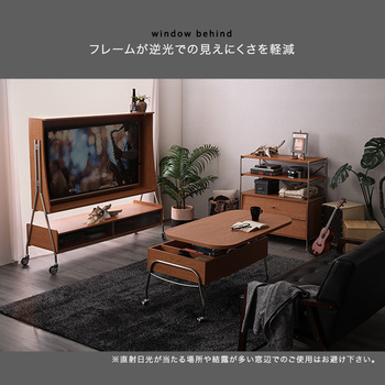 キャスター付きTVスタンドシェルフ NIVEL ナイベル 送料無料 即日発送-9