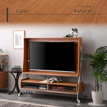 キャスター付きTVスタンドシェルフ NIVEL ナイベル 送料無料 即日発送-2