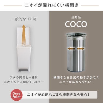 円形自動開閉ゴミ箱49L 送料無料 即日発送-6