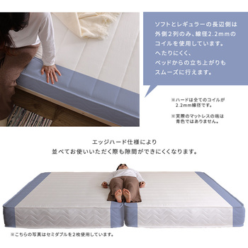 日本製ポケットコイルマットレス nukkua ヌックア ダブル 送料無料 即日発送-7