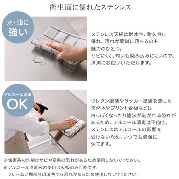 ステンレス天板キッチンカウンター 送料無料 即日発送-7