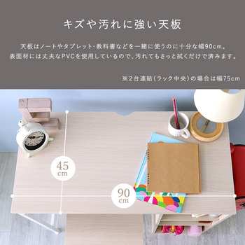 さわやかなツインデスク90×90cm 送料無料 即日発送-5