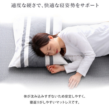 高反発ウレタンマットレス Beleza5 ベレーザ ファイブ セミシングルショート 送料無料 即日発送-2