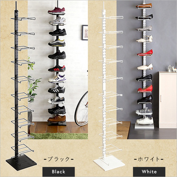 ディスプレイ突っ張りシューズラック 送料無料 即日発送-2