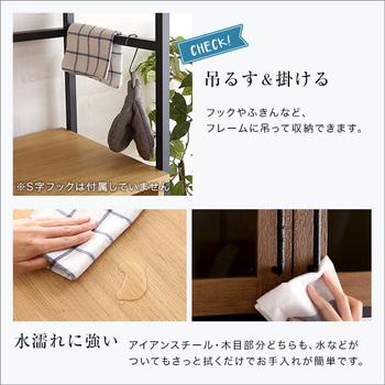 ヴィンテージごみ箱上ラックすきま収納タイプ 送料無料 即日発送-8