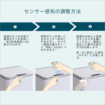縦開き10L自動開閉ゴミ箱 SMCO-スモコ- 送料無料 即日発送-5