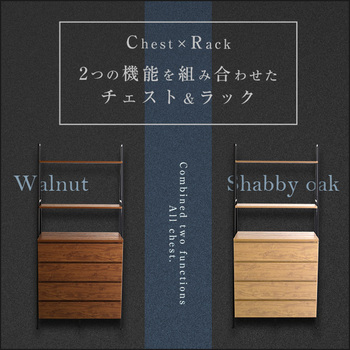 ヴィンテージ風チェストラックオールチェストタイプ VINCERO-ヴィンチェロ- 送料無料 即日発送-3