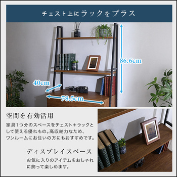 ヴィンテージ風チェストラックオールチェストタイプ VINCERO-ヴィンチェロ- 送料無料 即日発送-5