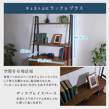 ヴィンテージ風チェストラック扉&チェストタイプ VINCERO ヴィンチェロ 送料無料 即日発送-5