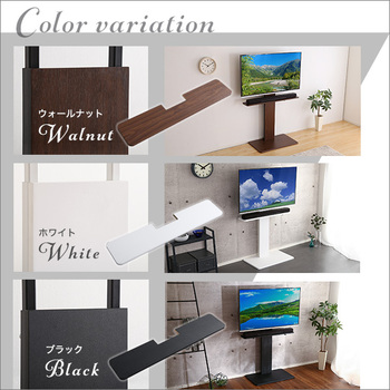 壁寄せテレビスタンドハイ固定タイプロー ハイ共通サウンドバー100cm幅SET 送料無料 即日発送-3