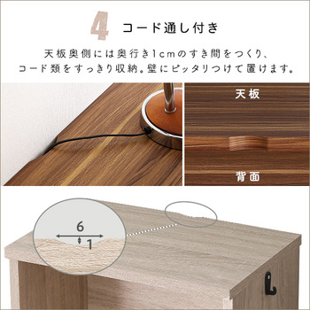 シンプルデスク60cm幅 LULUTE ルルテ 送料無料 即日発送-8