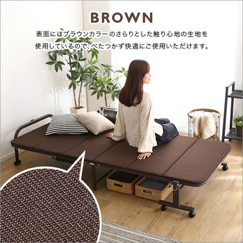 ウレタン折りたたみパイプベッド QUISIS クイシス 送料無料 即日発送-2