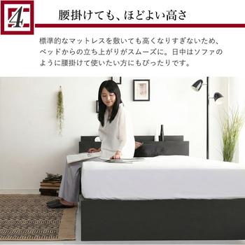 コンセント付きチェストベッドDサイズDAIN ダイン 送料無料 即日発送-6
