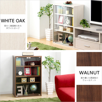 収納家具DEALS ディールズ ガラスキャビネット 送料無料 即日発送-2