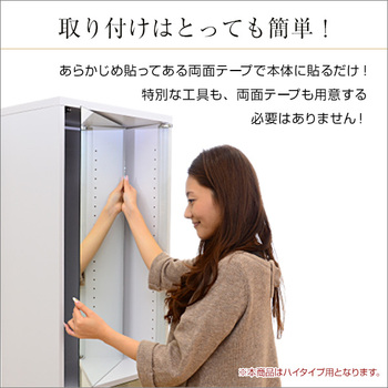 コレクションラック-Luke-ルーク専用ミラー2枚ハイタイプ用 深型 浅型共通 送料無料 即日発送-5