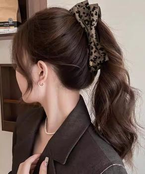 レオパード柄 ファブリックバナナクリップ 送料無料 即日発送-3