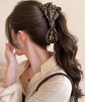 レオパード柄 ファブリックバナナクリップ 送料無料 即日発送-4