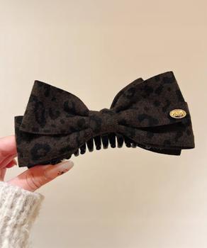 レオパード柄 ファブリックバナナクリップ 送料無料 即日発送-8