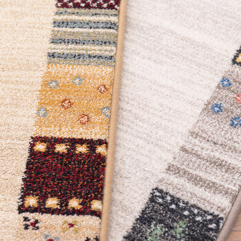 ラグ ウィルトン織ラグ ギャッベ風 約133×195cm　ホット対応 ベルギー製 アルガス ナチュラル 送料無料-9