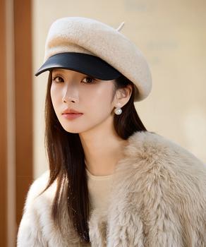 キャスケット 帽子 レディース 小顔見え 送料無料 即日発送-3