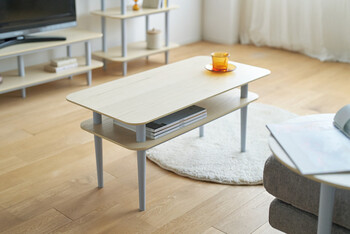 センターテーブル LOGCT001NA ローテーブル2026新商品 Log ログ 送料無料-10