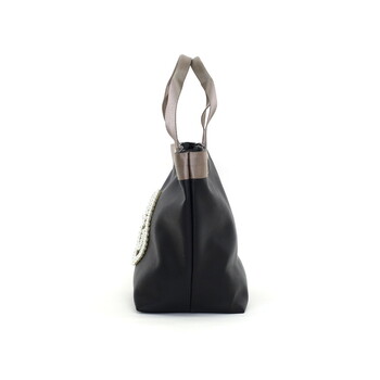 テープハンドルxビーズ刺繍トートバッグ 2026新作 COOCO クーコ SMILEY 送料無料 即日発送-6