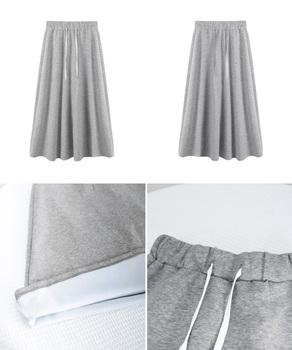 スウェットロングスカート 美脚 春秋冬 送料無料 即日発送-9