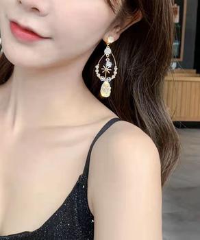 しずく型ピアス大ぶり 揺れるビーズピアス 送料無料 即日発送-2