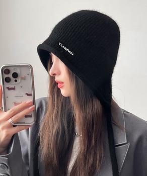 耳あて付き ニットハット 小顔ニット帽子 送料無料 即日発送-2