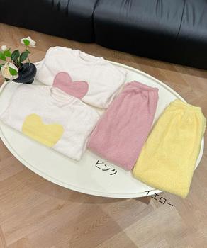 ルームウェア上下セット フリースパジャマ 送料無料 即日発送-1