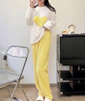 ルームウェア上下セット フリースパジャマ 送料無料 即日発送-6